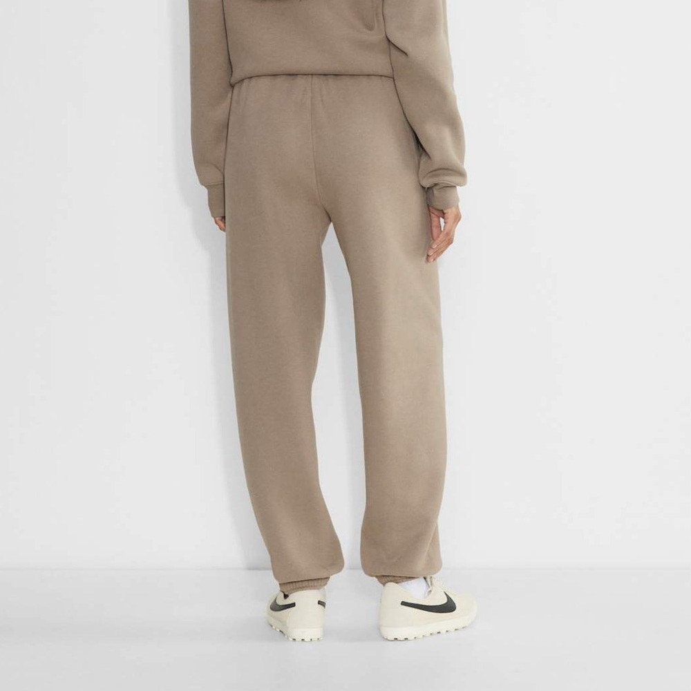 Aritzia Taupe Wide-Leg Track Pants - Picture 2 of 13